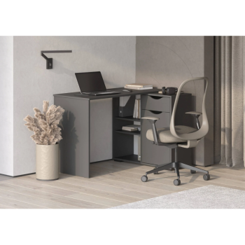 Стол письменный, арт.6-011110, графит (ГК) в Верхней Салде - verhnyaya-salda.mebel-e96.ru