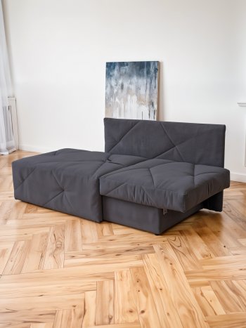 Диван 1010 графит, правый (BRENDOSS) в Верхней Салде - verhnyaya-salda.mebel-e96.ru