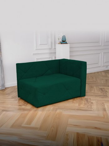 Диван 1010 изумруд, правый (BRENDOSS) в Верхней Салде - verhnyaya-salda.mebel-e96.ru