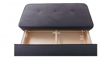 Диван-кровать 1001 графит (Brendoss) в Верхней Салде - verhnyaya-salda.mebel-e96.ru