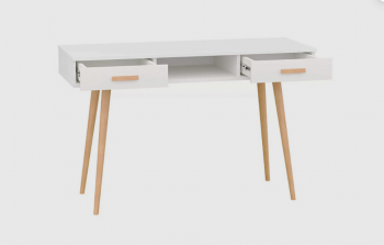 Стол письменный, арт.6-01103, белый (ГК) в Верхней Салде - verhnyaya-salda.mebel-e96.ru