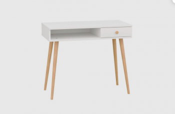 Стол письменный, арт.6-01101, белый (ГК) в Верхней Салде - verhnyaya-salda.mebel-e96.ru