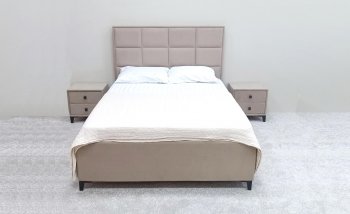 Кровать с подъемным механизмом Мега беж (Лин) в Верхней Салде - verhnyaya-salda.mebel-e96.ru