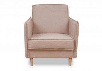 Кресло 831 Бежевый, велюр (Brendoss) в Верхней Салде - verhnyaya-salda.mebel-e96.ru