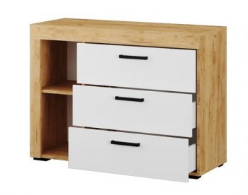 Комод Адель белый (Текс) в Верхней Салде - verhnyaya-salda.mebel-e96.ru