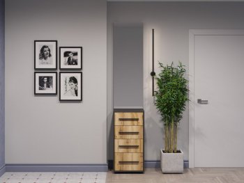 Тумба с зеркалом Аэлита сек.2 (Росток) в Верхней Салде - verhnyaya-salda.mebel-e96.ru