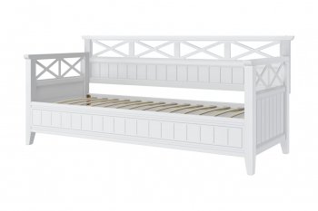 Кровать из массива Амелия белый античный (БМ) в Верхней Салде - verhnyaya-salda.mebel-e96.ru