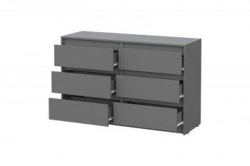 Комод Айден КМ06-1200 серый графит (ИЦ) в Верхней Салде - verhnyaya-salda.mebel-e96.ru