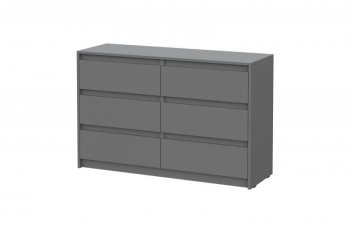 Комод Айден КМ06-1200 серый графит (ИЦ) в Верхней Салде - verhnyaya-salda.mebel-e96.ru | фото