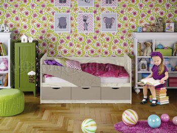 Кровать Бабочки Шарли мокко (Миф) в Верхней Салде - verhnyaya-salda.mebel-e96.ru