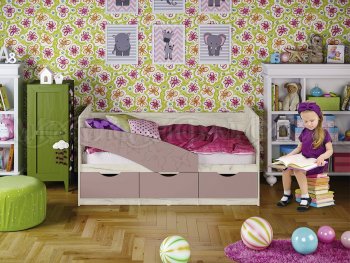 Кровать Бабочки Шарли пинк (Миф) в Верхней Салде - verhnyaya-salda.mebel-e96.ru