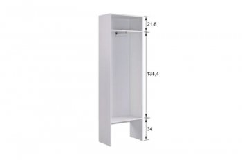 Прихожая Баско К8 (белое дерево) (Мебельсон) в Верхней Салде - verhnyaya-salda.mebel-e96.ru