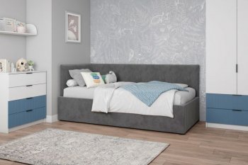 Диван-кровать Бенто с ПМ, велюр Маус (ДСВ) в Верхней Салде - verhnyaya-salda.mebel-e96.ru