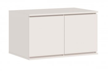 Шкаф 800 мм Челси двустворчатый с антресолью, сонома/белый (Миф) в Верхней Салде - verhnyaya-salda.mebel-e96.ru