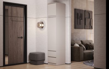 Пенал Челси 450 мм с антресолью Кашемир (Миф) в Верхней Салде - verhnyaya-salda.mebel-e96.ru