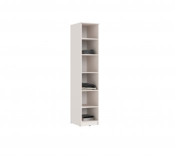 Пенал 400 мм Челси (1 створка) с антресолью, Кашемир (Миф) в Верхней Салде - verhnyaya-salda.mebel-e96.ru