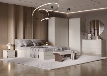 Спальный гарнитур Челси Кашемир. модульный (Миф) в Верхней Салде - verhnyaya-salda.mebel-e96.ru