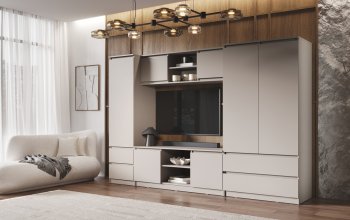 Стенка Челси Кашемир (Миф) в Верхней Салде - verhnyaya-salda.mebel-e96.ru