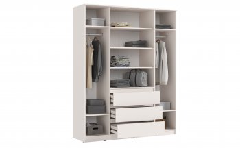 Шкаф 1600 мм Челси с антресолью Кашемир (Миф) в Верхней Салде - verhnyaya-salda.mebel-e96.ru