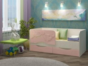 Детская кровать Дельфин-2 МДФ розовый, 80х160 в Верхней Салде - verhnyaya-salda.mebel-e96.ru