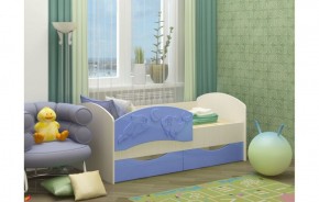 Детская кровать Дельфин-3 МДФ голубой, 80х160 в Верхней Салде - verhnyaya-salda.mebel-e96.ru