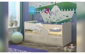 Детская кровать Дельфин-5 80х160 (Р) в Верхней Салде - verhnyaya-salda.mebel-e96.ru