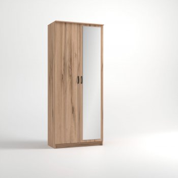 Шкаф 960 мм 2-х ств. «Дуэт Люкс» с зеркалом (Эко) в Верхней Салде - verhnyaya-salda.mebel-e96.ru