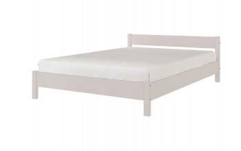 Кровать из массива Эби Льняной (БМ) в Верхней Салде - verhnyaya-salda.mebel-e96.ru