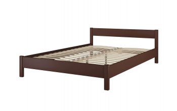 Кровать из массива Эби Орех (БМ) в Верхней Салде - verhnyaya-salda.mebel-e96.ru