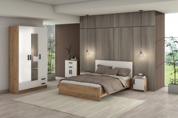 Спальный гарнитур Эконом, модульный (Зарон) в Верхней Салде - verhnyaya-salda.mebel-e96.ru