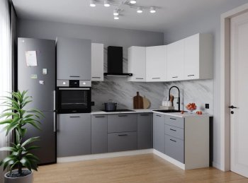 Угловой кухонный гарнитур Элеганция 2400*1600 мм Sanvut в Верхней Салде - verhnyaya-salda.mebel-e96.ru