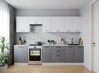 Кухонный гарнитур Элеганция 3000 мм (Санвут) в Верхней Салде - verhnyaya-salda.mebel-e96.ru