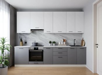 Кухонный гарнитур высокий Элеганция 3000 мм (Санвут) в Верхней Салде - verhnyaya-salda.mebel-e96.ru