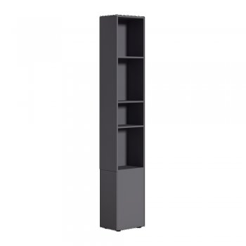 Шкаф торцевой Эйр 16.323 графит (Моби) в Верхней Салде - verhnyaya-salda.mebel-e96.ru