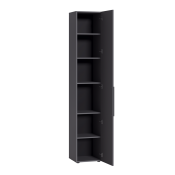 Шкаф модульный Эйр, графит (Моби) в Верхней Салде - verhnyaya-salda.mebel-e96.ru