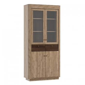 Шкаф витрина 34.05 Фантазия (Олмеко) в Верхней Салде - verhnyaya-salda.mebel-e96.ru