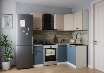 Кухонный гарнитур угловой Фьюжн 2000*1200 мм (Sanvut) в Верхней Салде - verhnyaya-salda.mebel-e96.ru