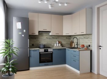 Угловой кухонный гарнитур Фьюжн 2200*1600 мм Sanvut в Верхней Салде - verhnyaya-salda.mebel-e96.ru