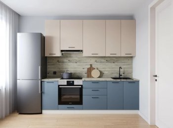 Кухонный гарнитур Фьюжн 2400 мм Sanvut в Верхней Салде - verhnyaya-salda.mebel-e96.ru