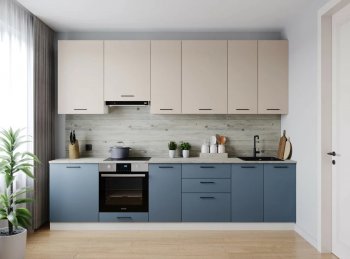 Кухонный гарнитур высокий Фьюжн 3000 мм (Санвут) в Верхней Салде - verhnyaya-salda.mebel-e96.ru