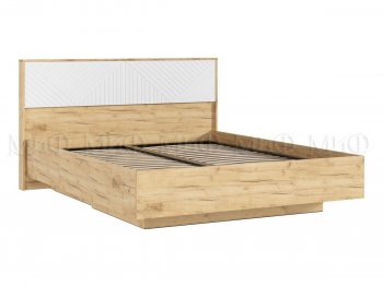 Кровать парящая Флэш крафт/белый (Миф) в Верхней Салде - verhnyaya-salda.mebel-e96.ru | фото