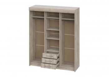 Шкаф-купе 1700 мм Фортуна (Дуб крафт серый) (ИЦ) в Верхней Салде - verhnyaya-salda.mebel-e96.ru