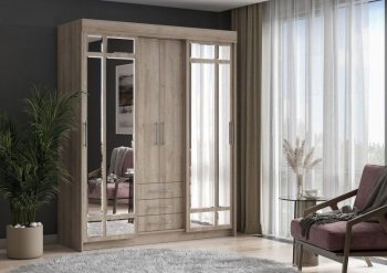 Шкаф-купе 1700 мм Фортуна (Дуб крафт серый) (ИЦ) в Верхней Салде - verhnyaya-salda.mebel-e96.ru