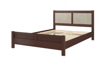 Кровать из массива Фрида Орех (БМ) в Верхней Салде - verhnyaya-salda.mebel-e96.ru