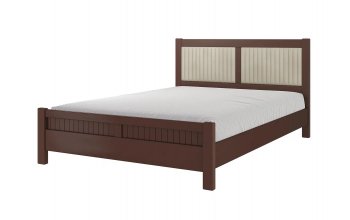 Кровать из массива Фрида Орех (БМ) в Верхней Салде - verhnyaya-salda.mebel-e96.ru