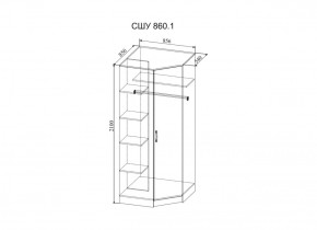 Стенка Софи (модульная) (ДСВ) в Верхней Салде - verhnyaya-salda.mebel-e96.ru