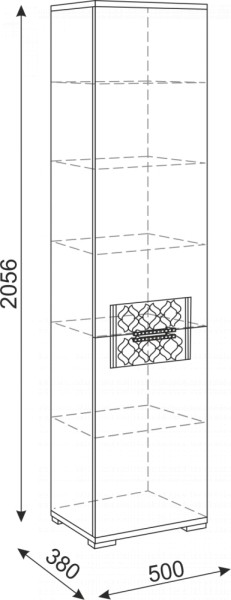 Стенка Тиффани модульная (Риннер) в Верхней Салде - verhnyaya-salda.mebel-e96.ru