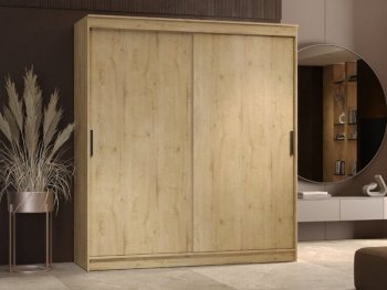 Шкаф-купе 2000 мм Гранд-1 ЛДСП, дуб вотан (Эра) в Верхней Салде - verhnyaya-salda.mebel-e96.ru