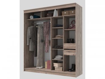 Шкаф-купе 2000 мм Гранд-1 ЛДСП, дуб горный (Эра) в Верхней Салде - verhnyaya-salda.mebel-e96.ru