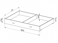 Кровать 2-х ярусная Гранада-2Я в Верхней Салде - verhnyaya-salda.mebel-e96.ru